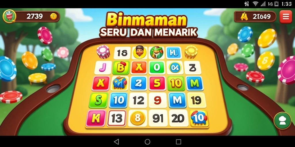 Tampilan gameplay seru dalam permainan Bingo 2739.