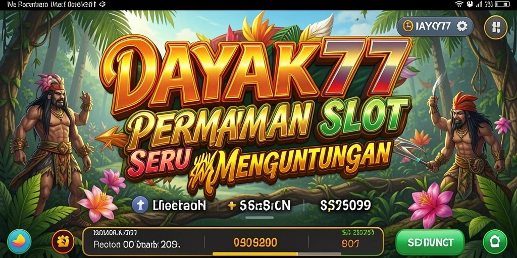 Tampilan gameplay DAYAK777 yang seru dan menarik