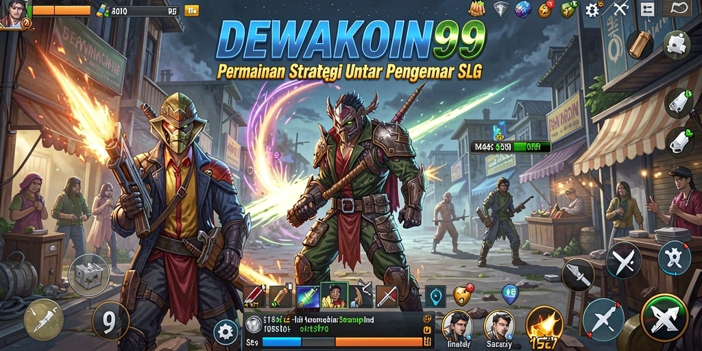 Screenshot gameplay DEWAKOIN99 yang menampilkan aksi SLG yang mendebarkan.