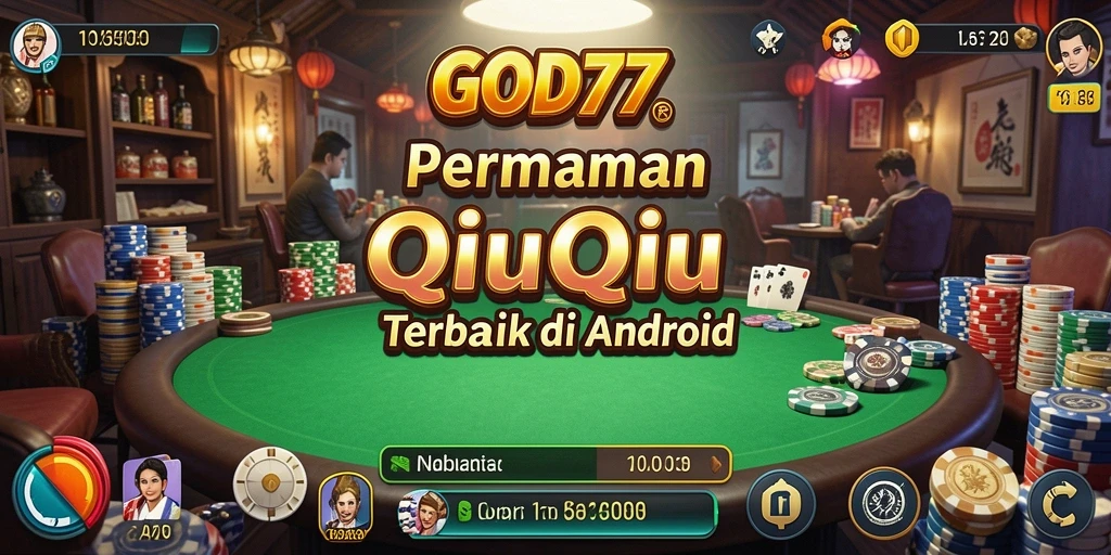 Tampilan gameplay QiuQiu yang seru dan interaktif di GOD77.