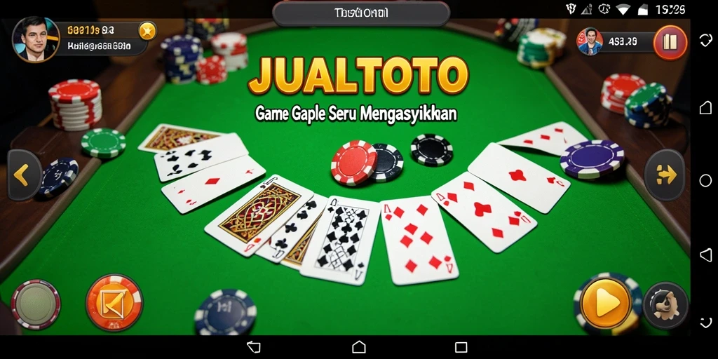 Tampilan gameplay seru dan interaktif dalam JUALTOTO.