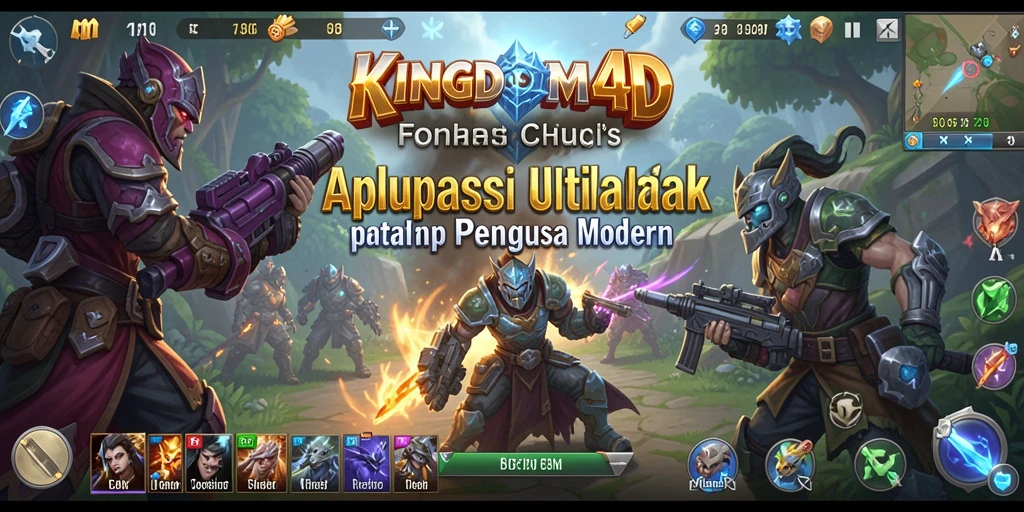 Tampilan antarmuka aplikasi KINGDOM4D yang intuitif untuk pengguna.