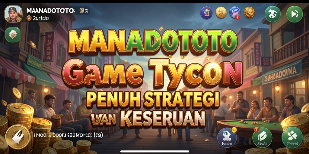 Tampilan gameplay MANADOTOTO dengan fitur Tycoon yang menarik.