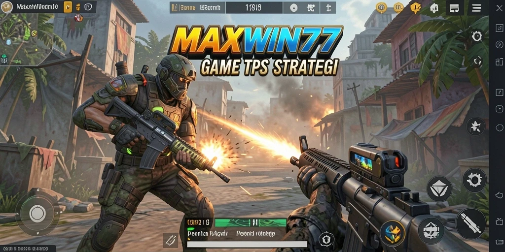 Tampilan screenshot gameplay TPS yang penuh aksi dan strategi.
