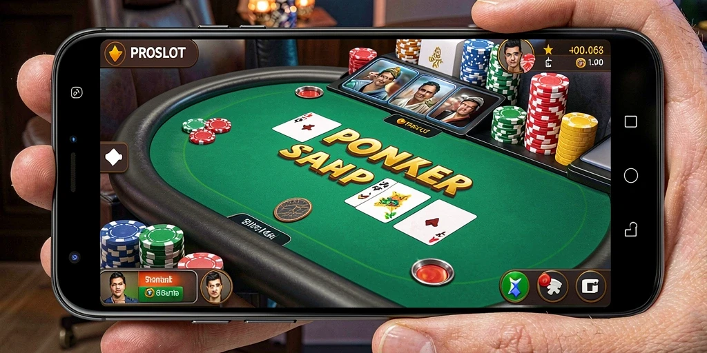 Tampilan gameplay PROSLOT yang menakjubkan dan penuh aksi poker.