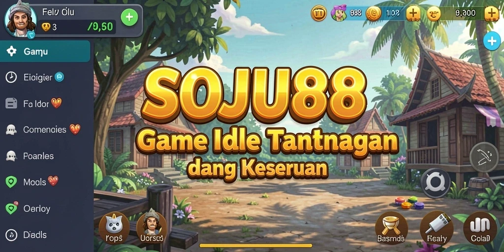 Tampilan gameplay <strong>SOJU88</strong> yang menawan dalam genre Idle.