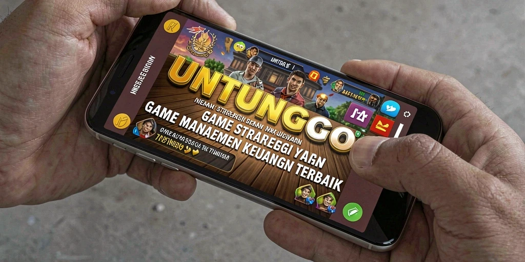 Tampilan gameplay UNTUNGGO yang menarik dan strategis.